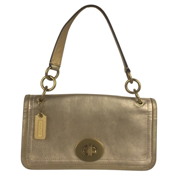 Coach Vintage Gold Bag - Picture 1 of 16